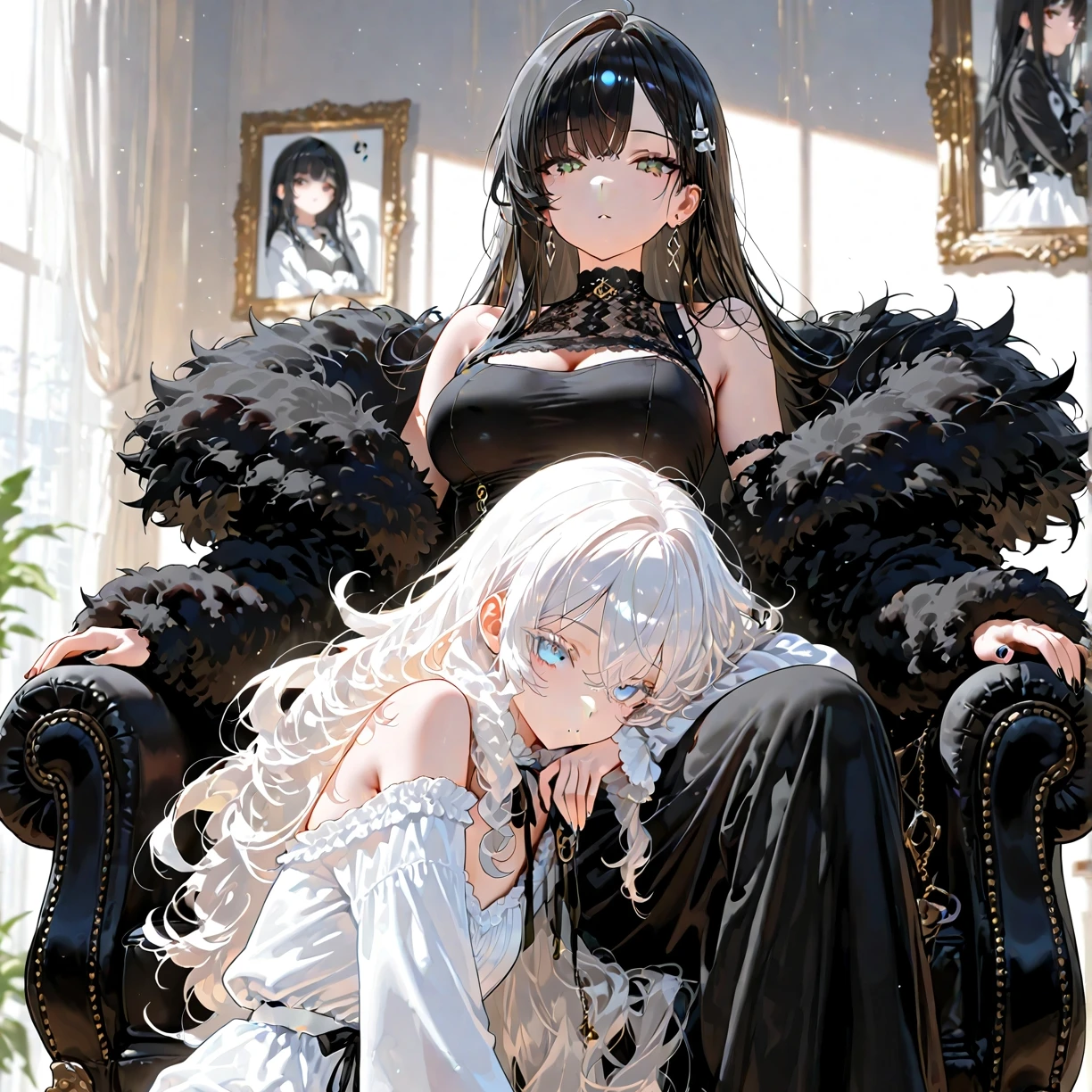 黒羽と雪奈