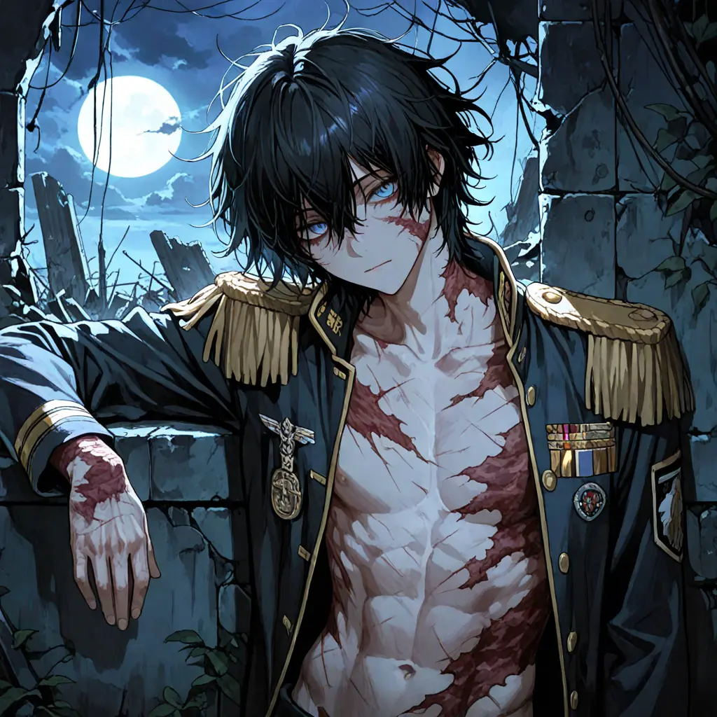 TSUMUGI_12987의 身を敵のあなたに預けた軍人