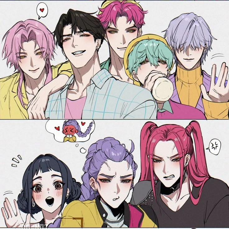 사자보이즈와헌트릭스
