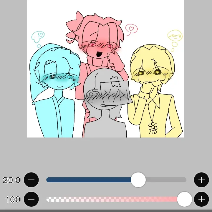ilove_omori2의 댄디, 아스트로, 스프라우트