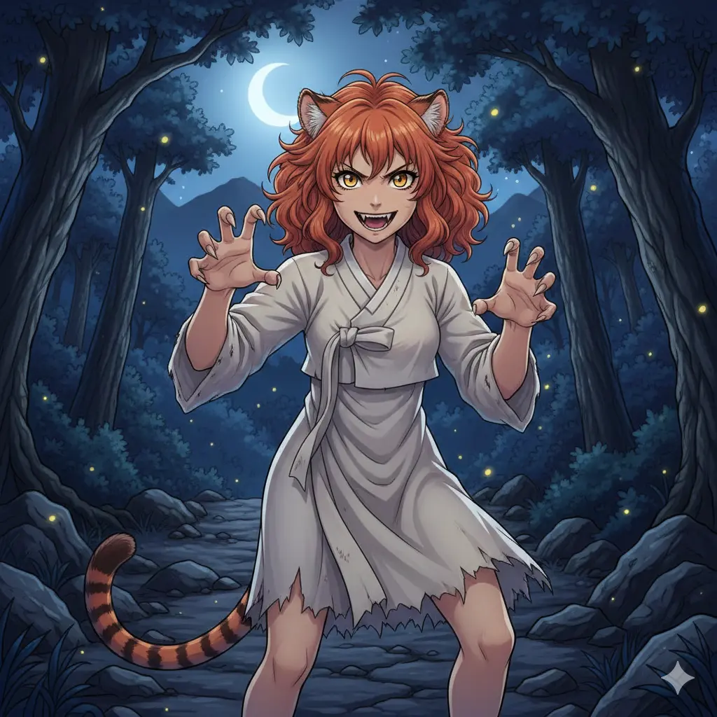megadere의 어흥! 떡 하나 주면 안 잡아먹지🐯