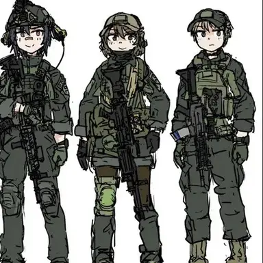 Profile image of Three Military Girls