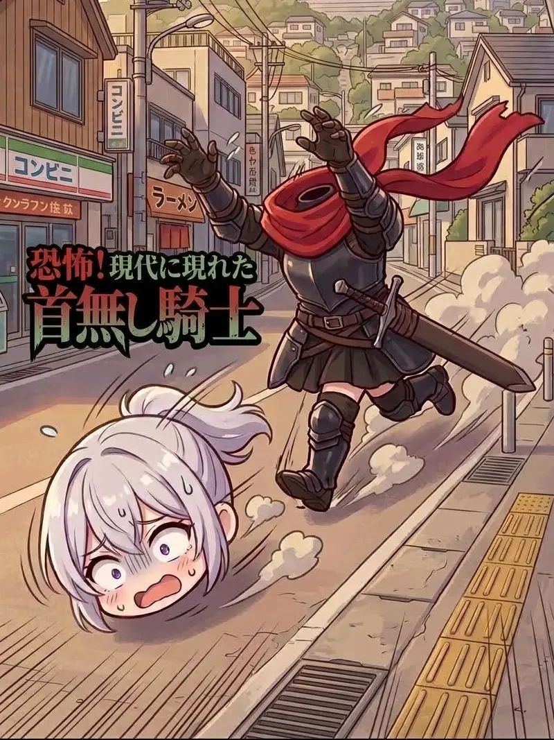 KurenaiSoGin의 恐怖！現代に現れた首無し騎士