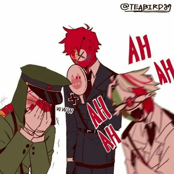 Italy의 얼굴이 엉망진창인 나ㅊ?...