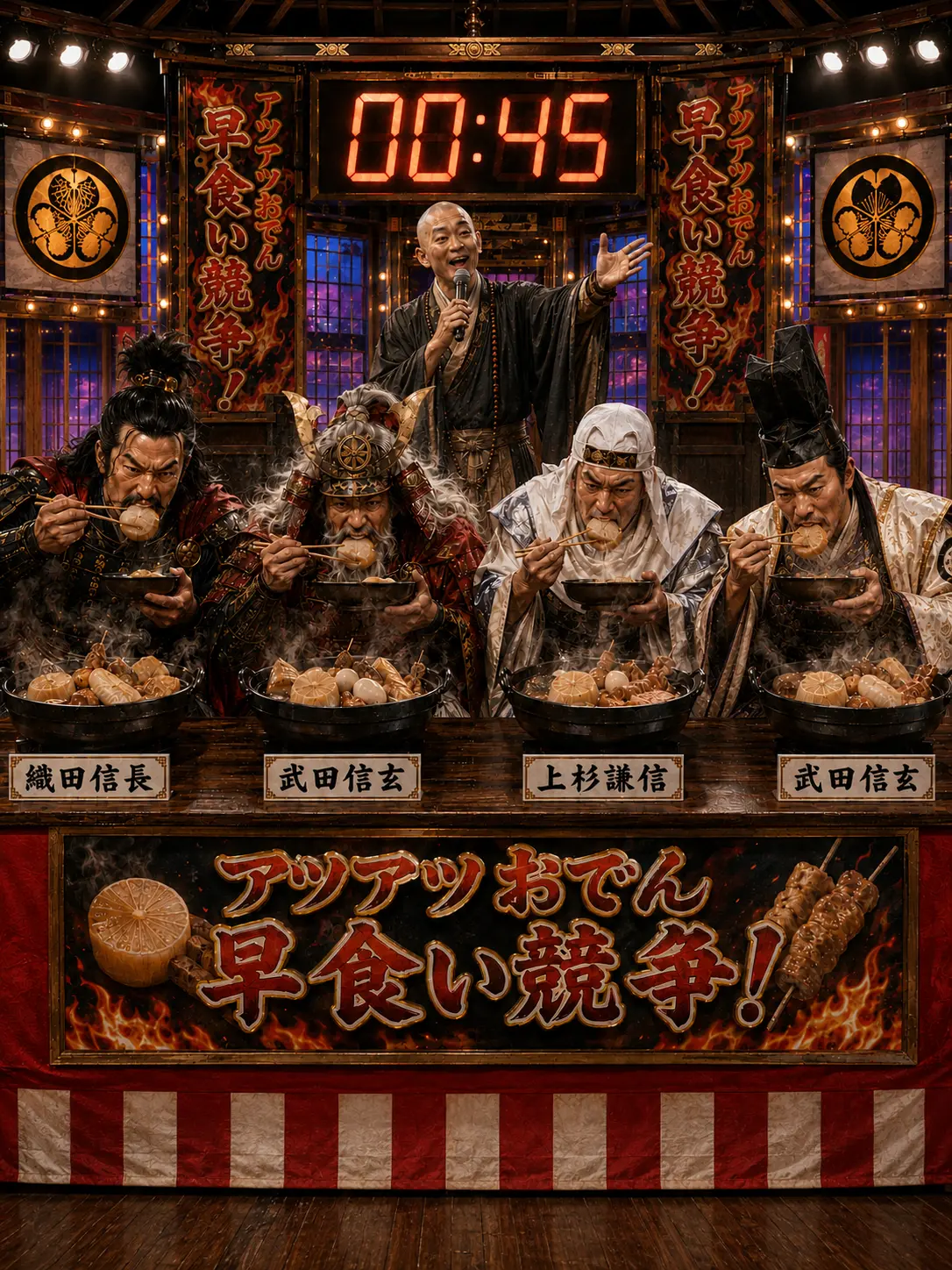 DaringCat의 織田信長・魂の熱々おでん早食い対決