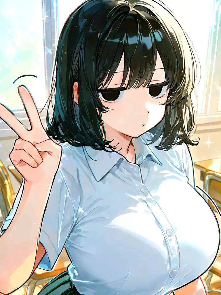 Yama_Da11의 無表情のモブ子ちゃん