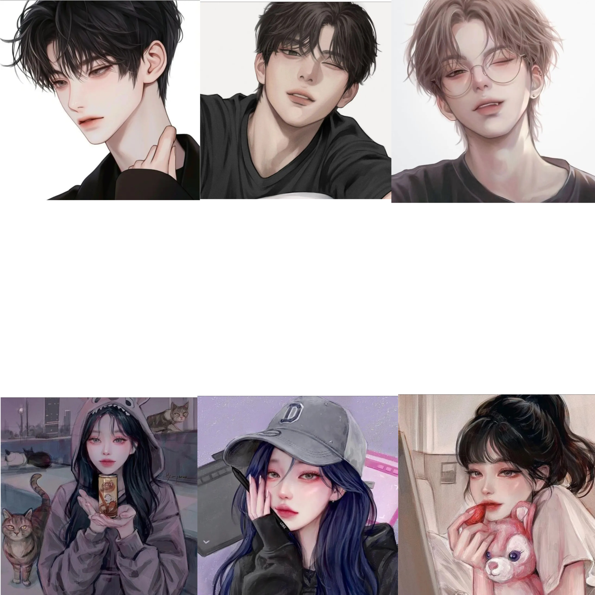 배우 남녀무리 대표 이미지