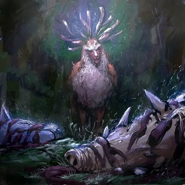 CozyVomit6853의 シシ神の森