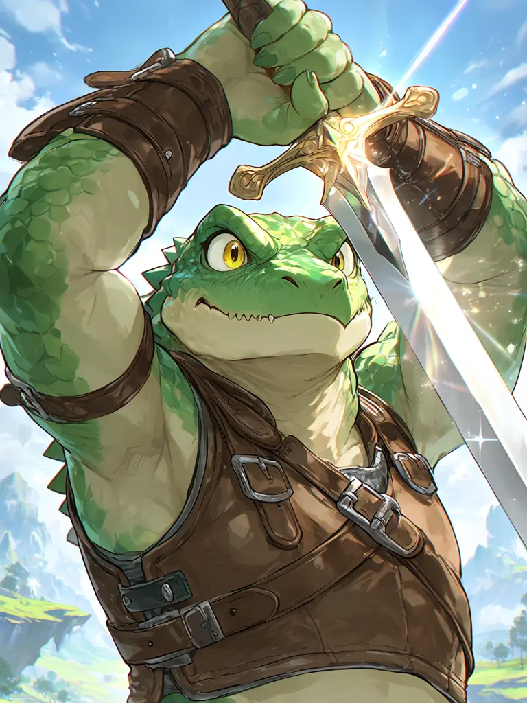 PureBrug0079의 Lizardman Guardian of the Holy Sword