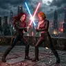 Profile image of Jedi girl vs Sith girl