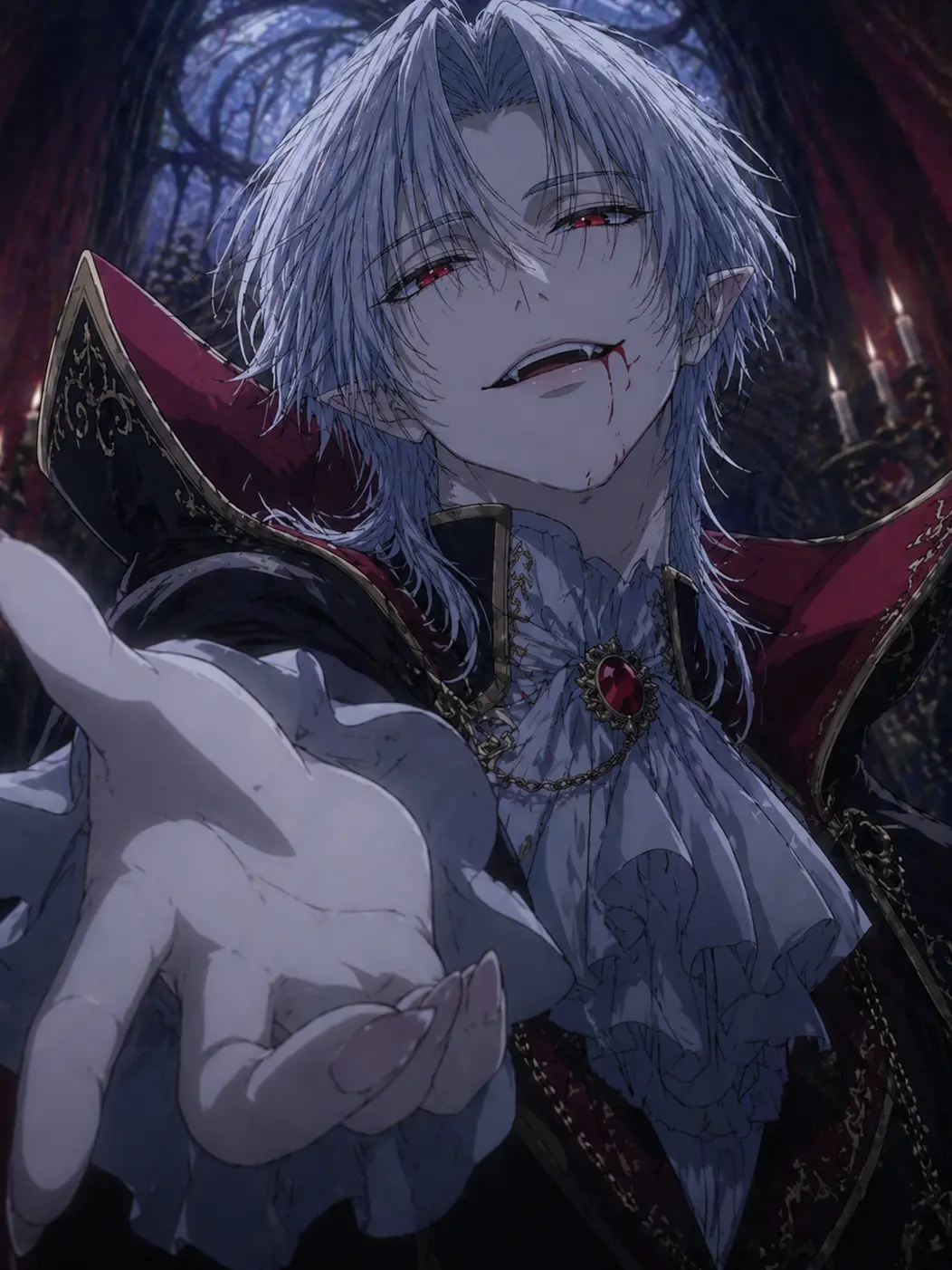 yashiron의 白銀の中の紅