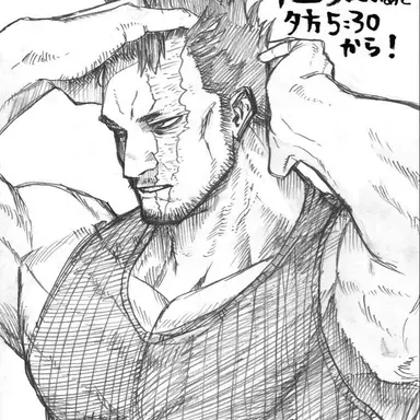 Profile image of Enji Todoroki.