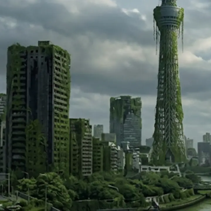 FlatLoan3675의 荒廃した世界的都市、東京