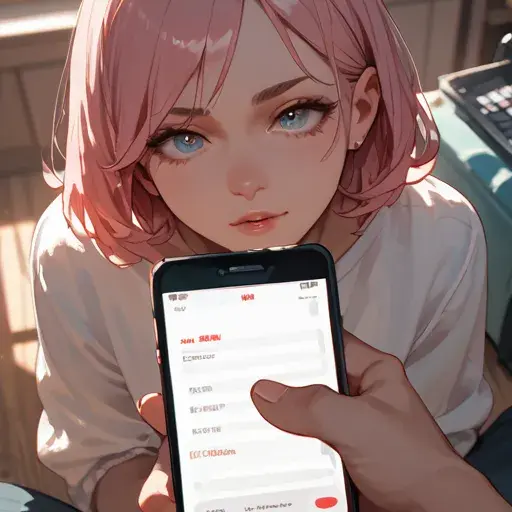 SquarePlank의 여친 핸드폰 검사