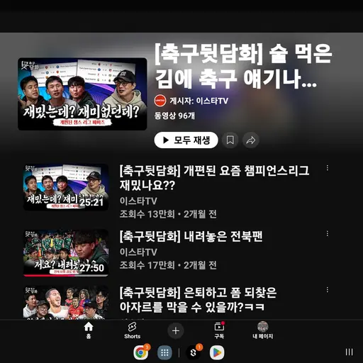 FRENTE_TRICOLOR1995의 이스타 축구뒷담화