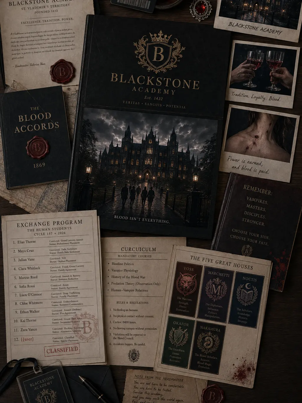 FineCloud2687의 Vampire School - Blackstone Academy