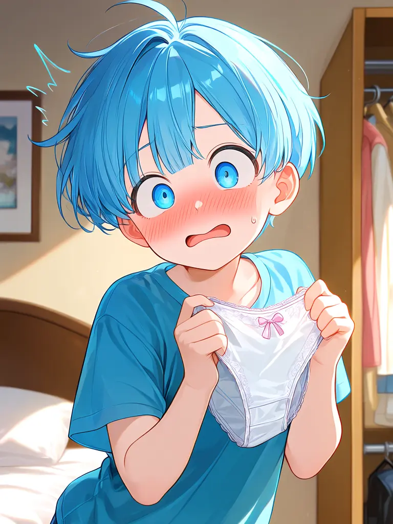 t91의 帰ったら妹が下着を手に持っていた