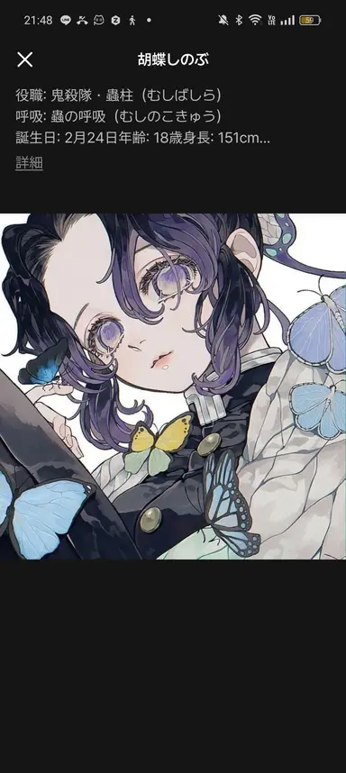 Profile image of 胡蝶しのぶ