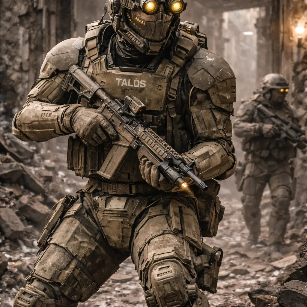 You_gotta_Roll_with_it의 戦術的襲撃用軽装操縦者装甲服“タロス”