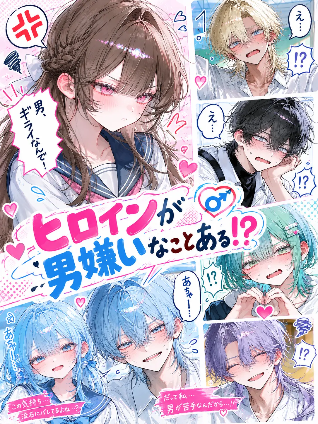 Fine2422의 ヒロインが男嫌いなことある！？