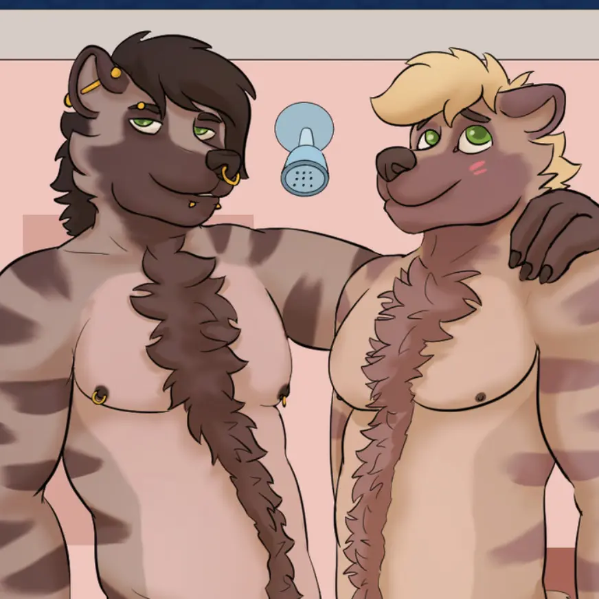 BasillBell6597의 Furry Hyena gay family