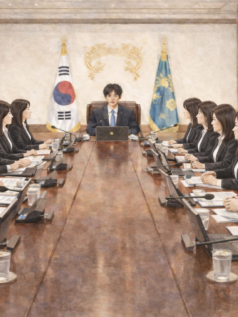 여성 우월 시대의 대통령이 되다. 대표 이미지