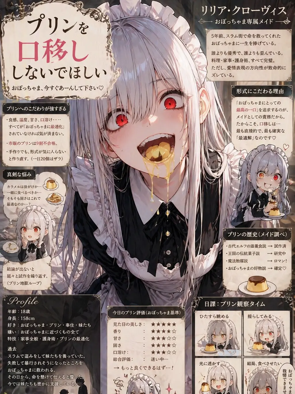 Naririn의 プリンを口移ししないでほしい