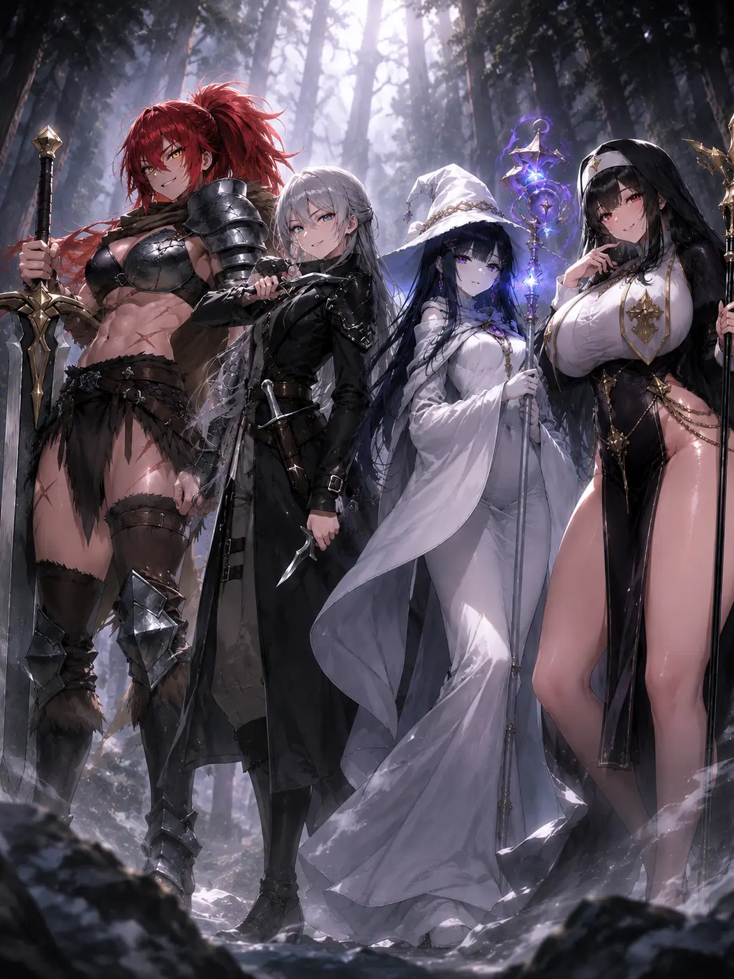 Acht_Biene의 4人のお姉さんに拾われた