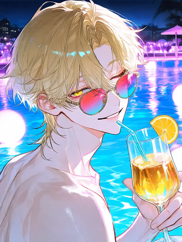 zetag12s의 ナイトプールで…？♡