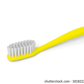 노란 칫솔 대표 이미지