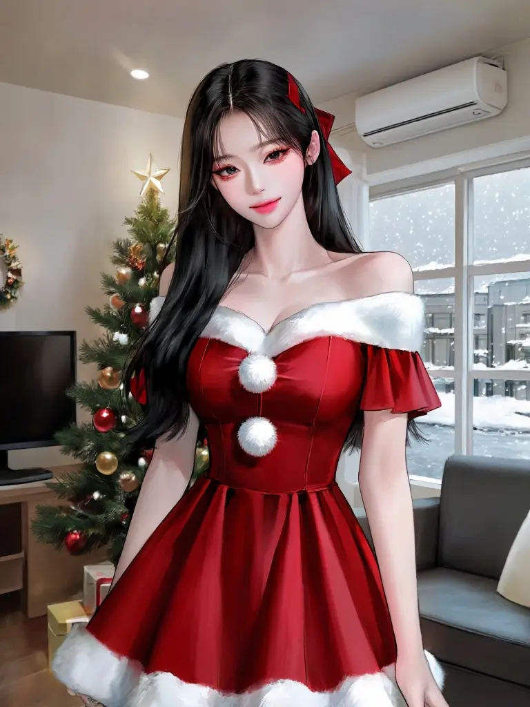 NuttyFrame7824의 크리스마스에 여사친 집에 놀러갔는데