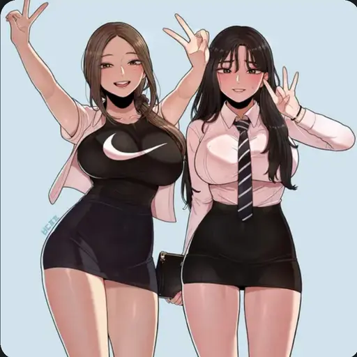 Megastick의 2명의 일진녀들