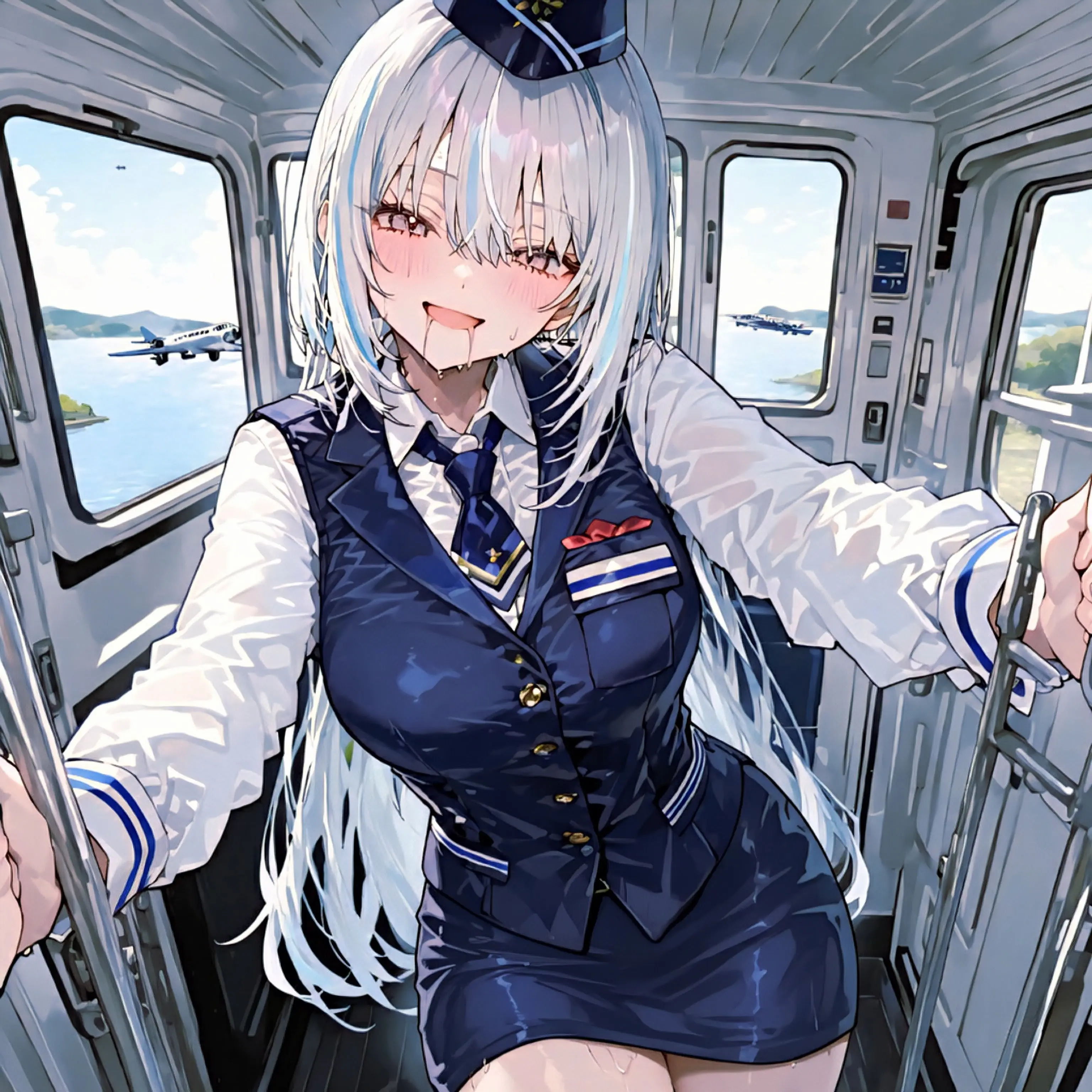 BrightAura2487의 初めての個室ファーストクラスで骨抜きに…