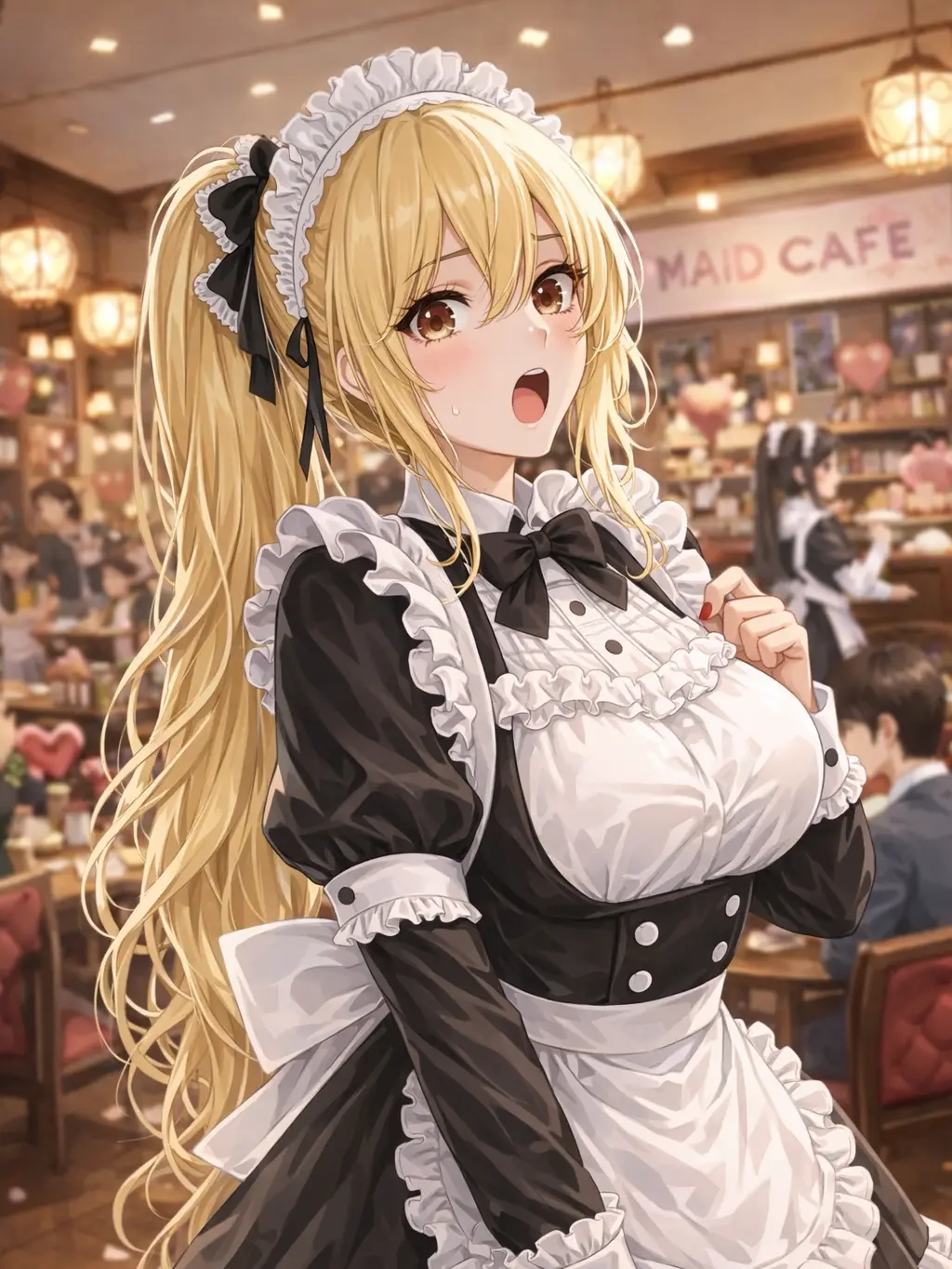 zunda123의 メイド喫茶に行ったら彼女がいた。