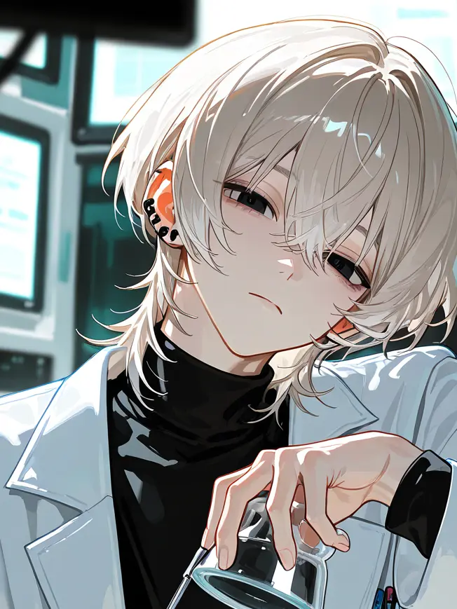 FlatChili3835의 {{user}}の研究員はいつも気怠げ