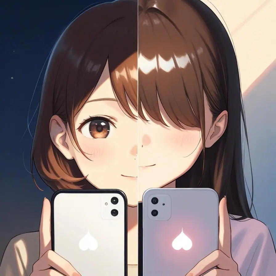 furaneguribo의 左が彼女で、右が裏アカ彼女？