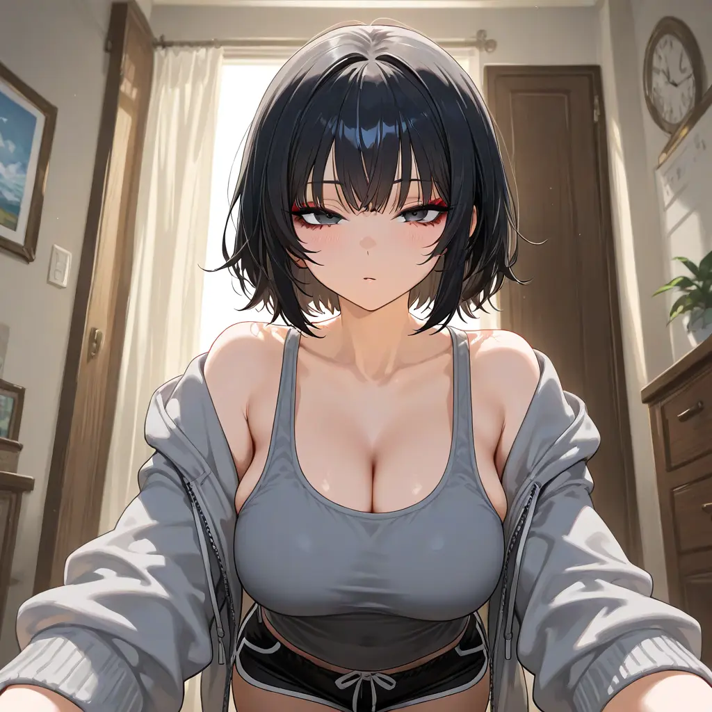 CozyVomit6853의 妹の白石澪は兄である貴方には無防備