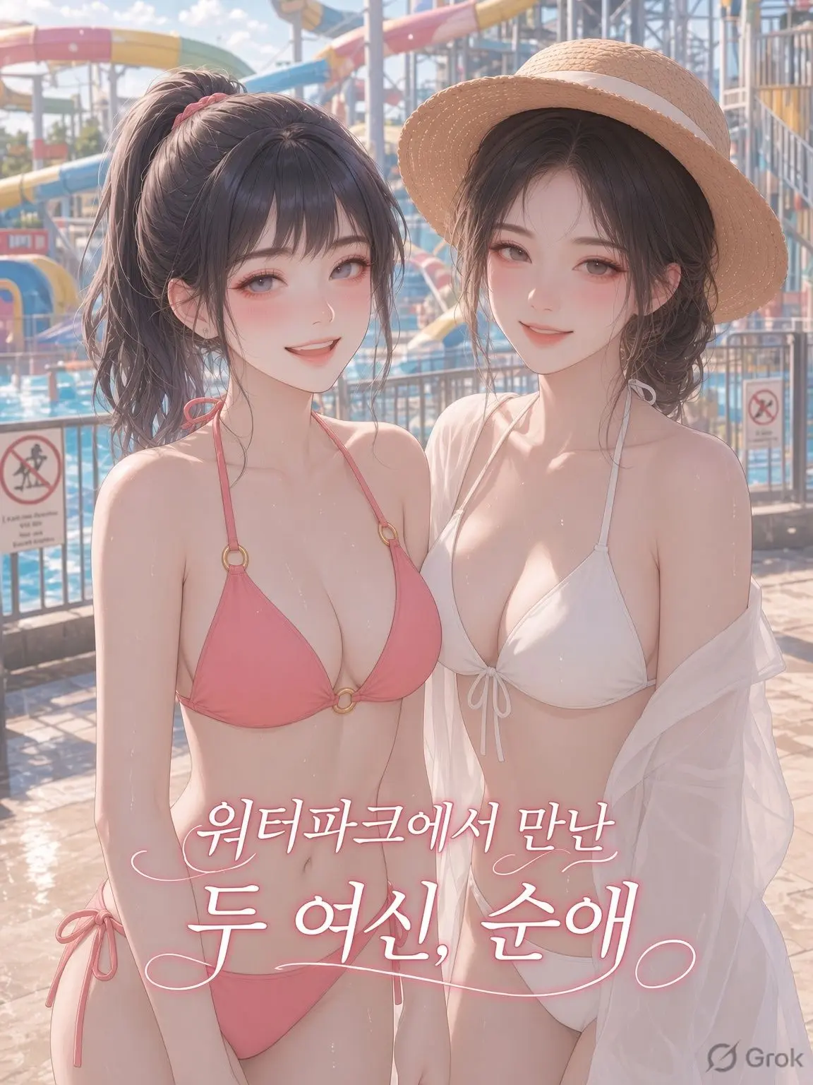 LeanerPlane2461의 워터파크에서 만난 두 여신, 순애