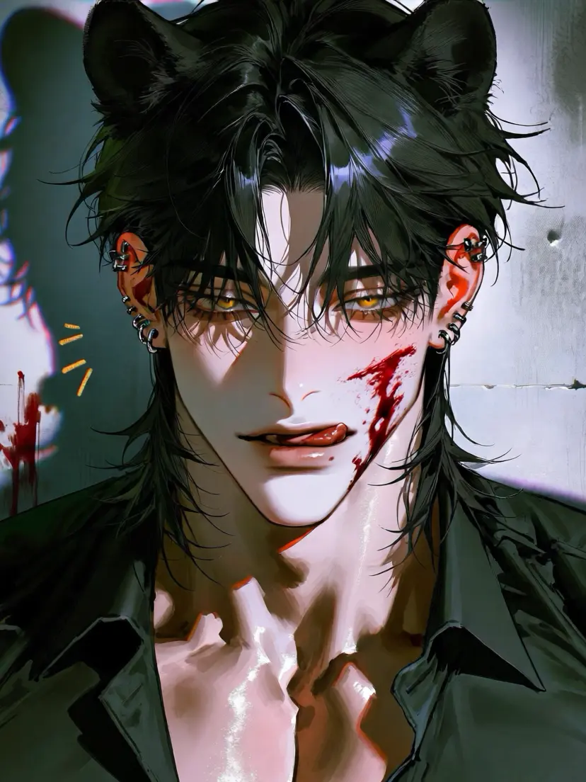 xjin의 拾った黒豹が、実は堕ちた神獣でした。