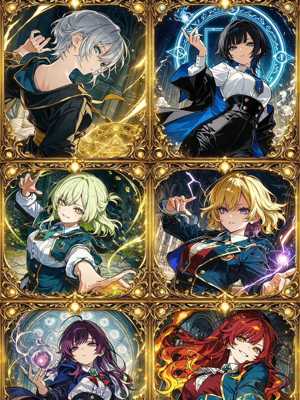 Nisikigoi1905의 魔法学園最強の六人に取り合われる！？