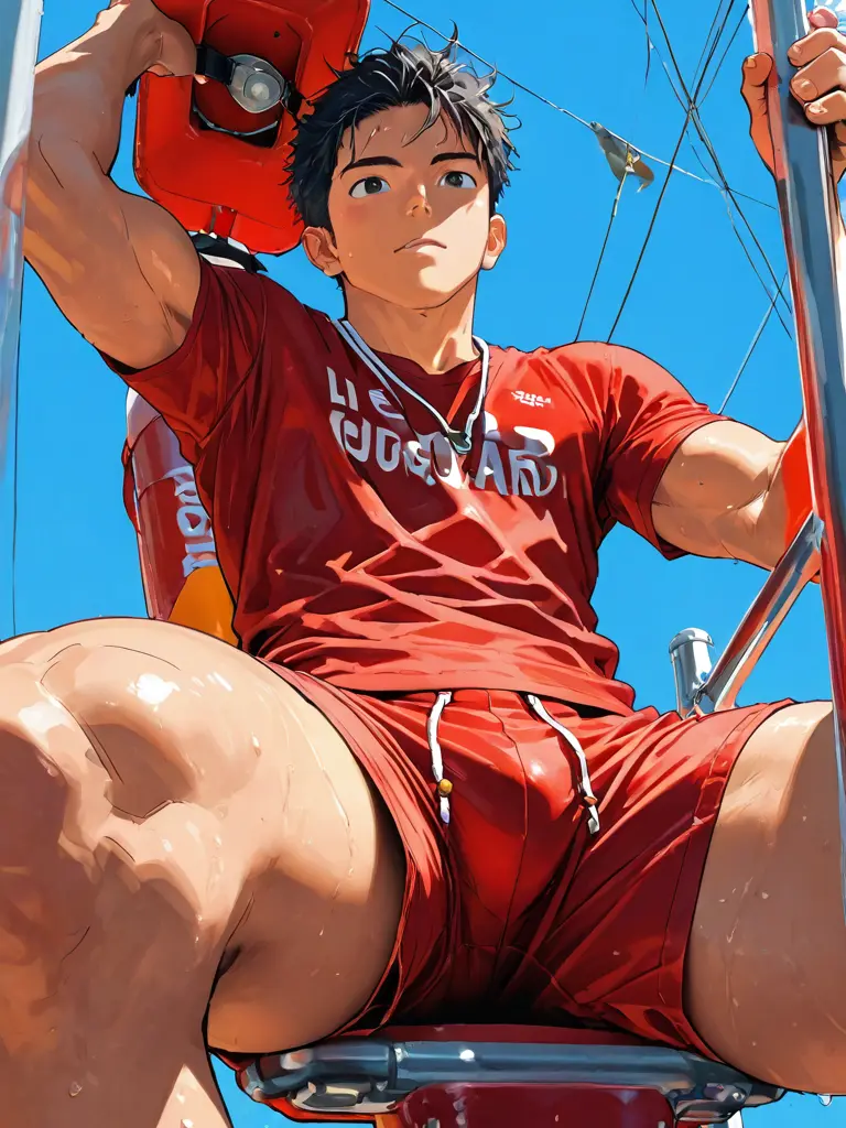 BONknow의 Lifeguard's Intense Gaze