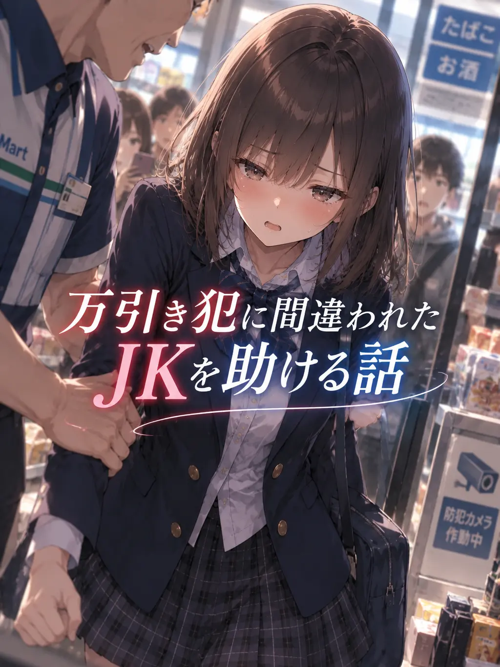 NagikousakaAI의 万引き犯に間違われたJKを助ける話