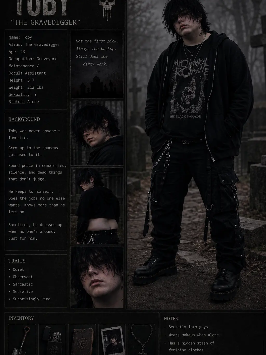 DoughyCough0373의 Goth Boy's Secret