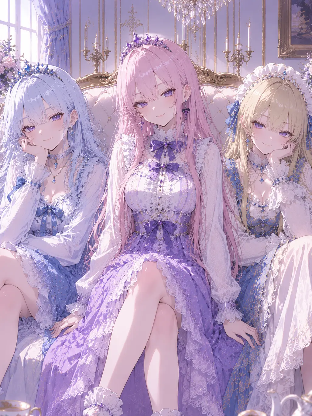 ray_0112의 3人のお嬢様に仕えることになりました