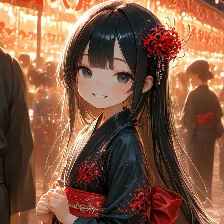 SmoothAkita2057의 縁日、彼岸花の少女
