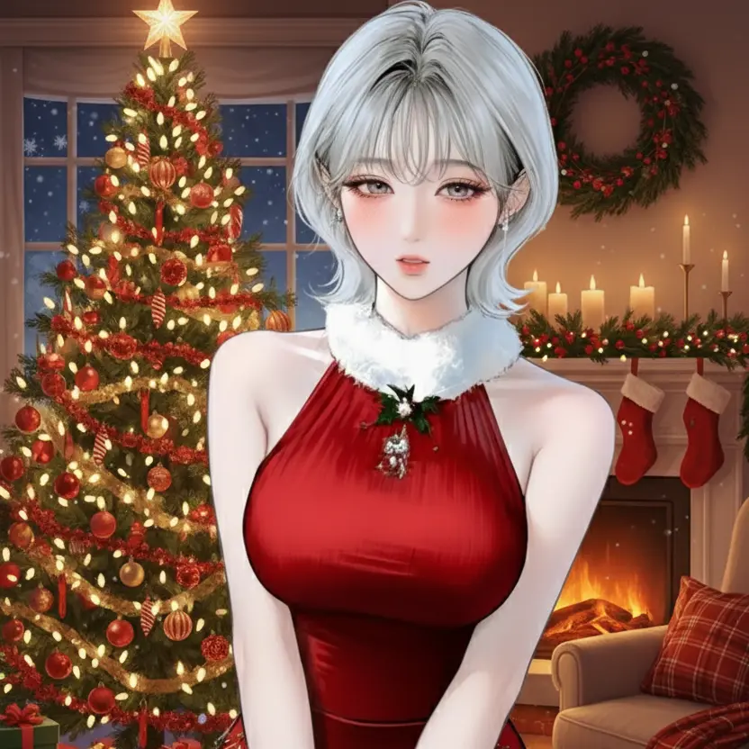 Vamosvamos의 내기에서 져서 산타걸이 된 여사친