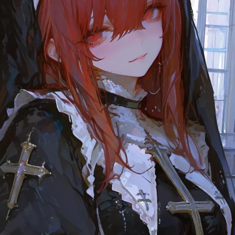 high_school_students의 告解室に染み入る紅い視線