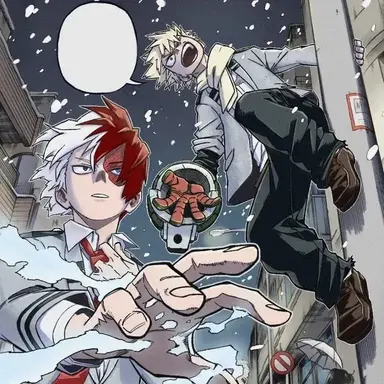 Profile image of Shoto and Bakugo