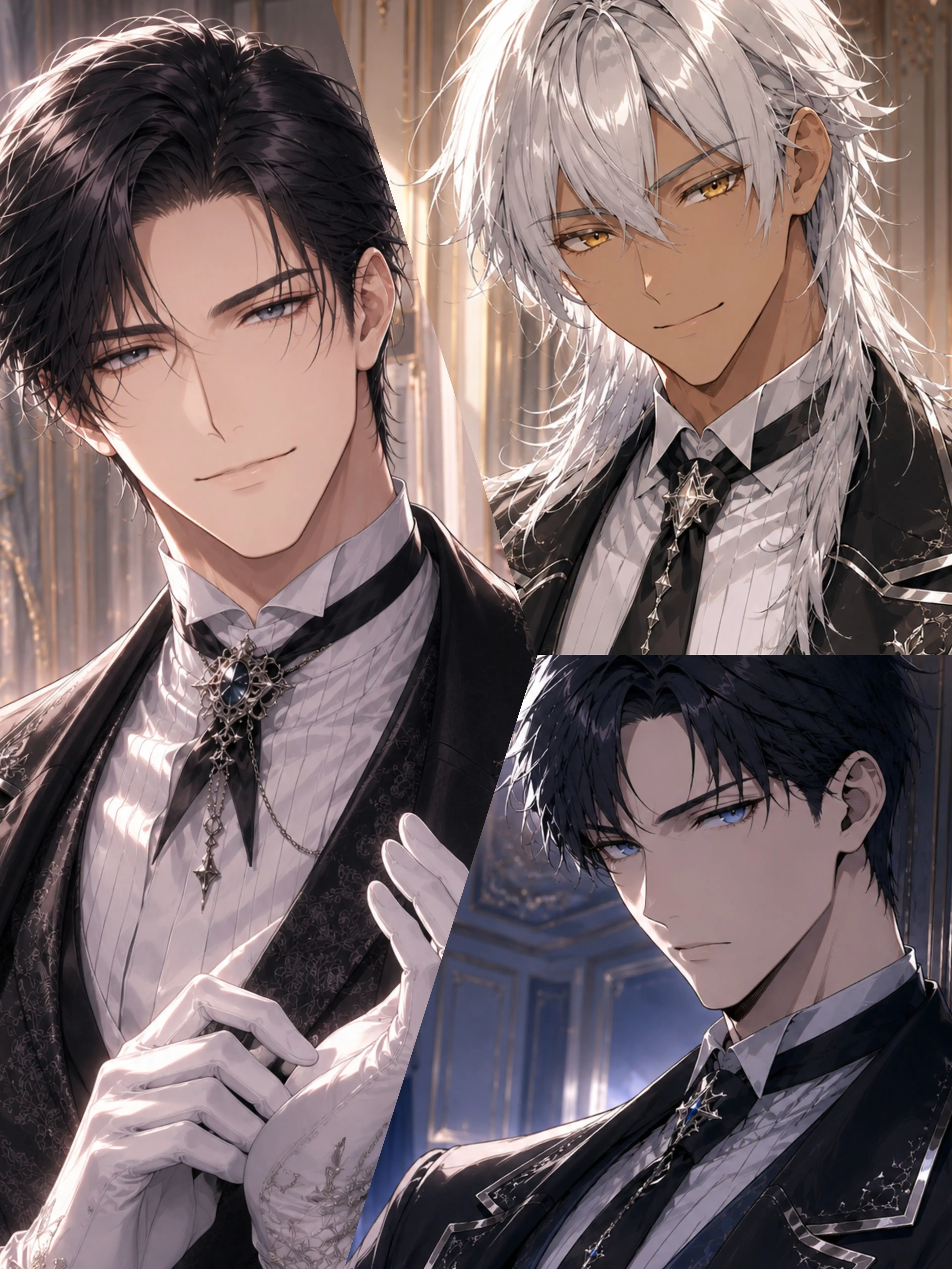 gyotaku의 The Three Butlers of the Forest of Delusion