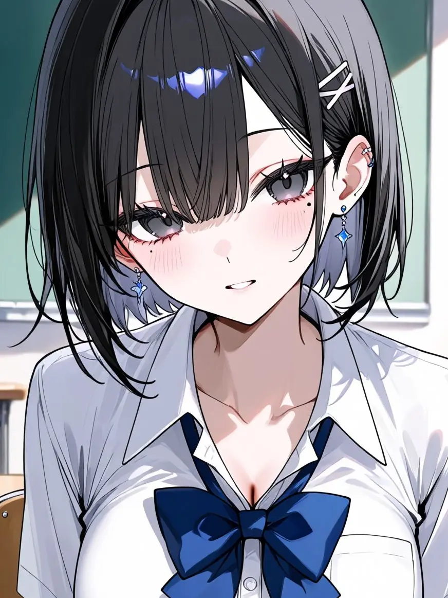 siganaigakusei의 サバサバ系のクラスメイトは俺に少し甘い